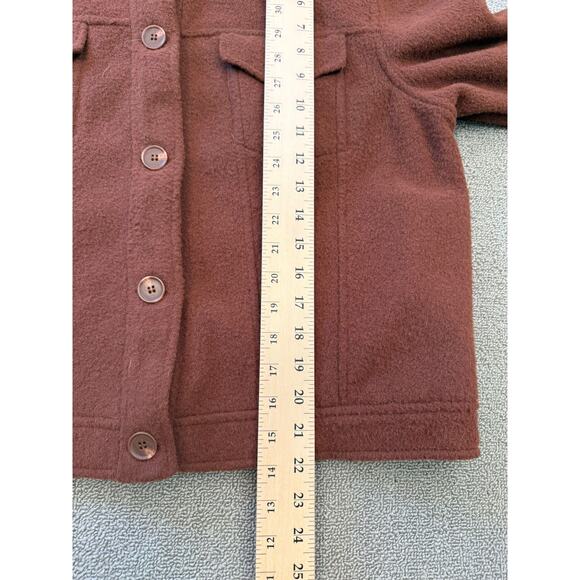Joie Brown Jacket Women's Size L/G Button Up‎ Outerwear - Picture 7 of 14